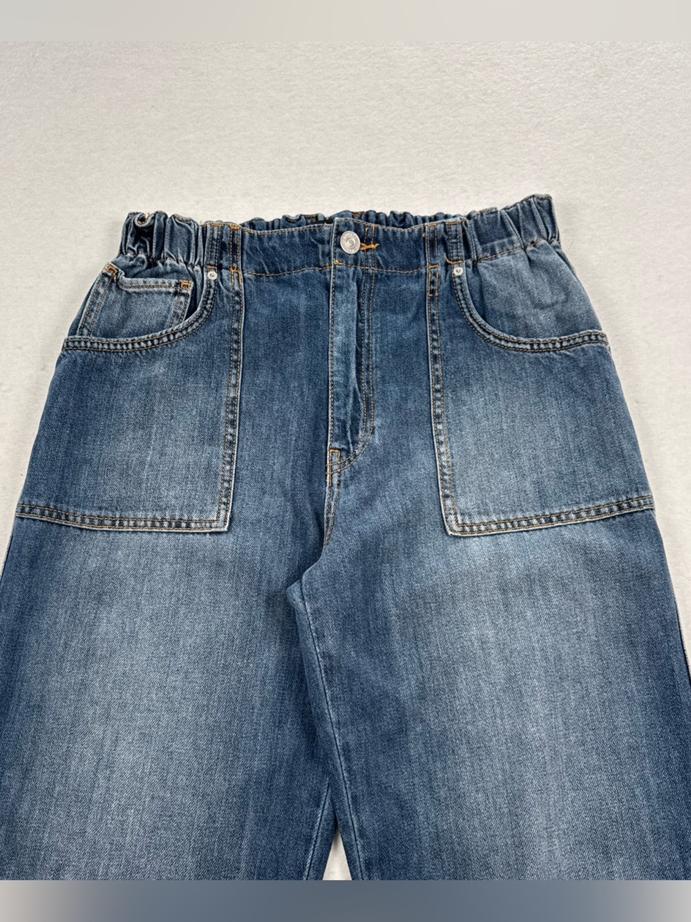 HUDSON Jeans Remi High Rise Straight Leg Ankle Womens Sz 31 Elastic Waist - Picture 5 of 10